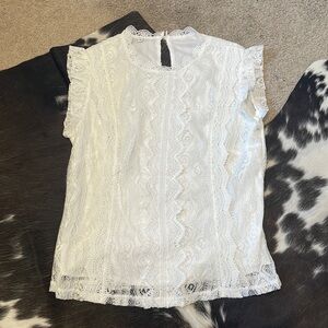 White Lace Blouse